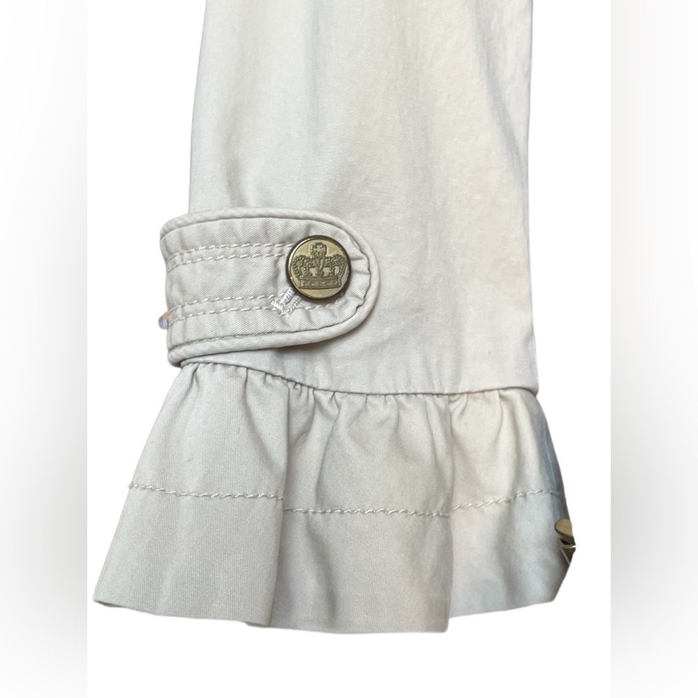 y2k Juicy Couture Khaki Belted Rain Jacket Trench - L - Picture 6 of 13